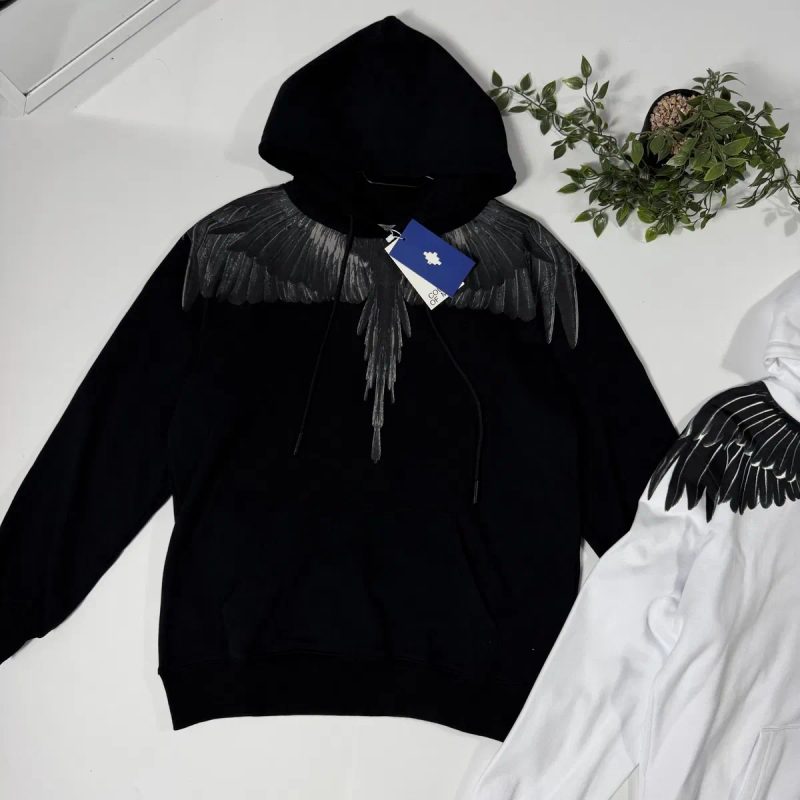 Худі Marcelo Burlon S-XL худак марсело бурлон кофта з крилами принт орла зіпка світшот — фото 3