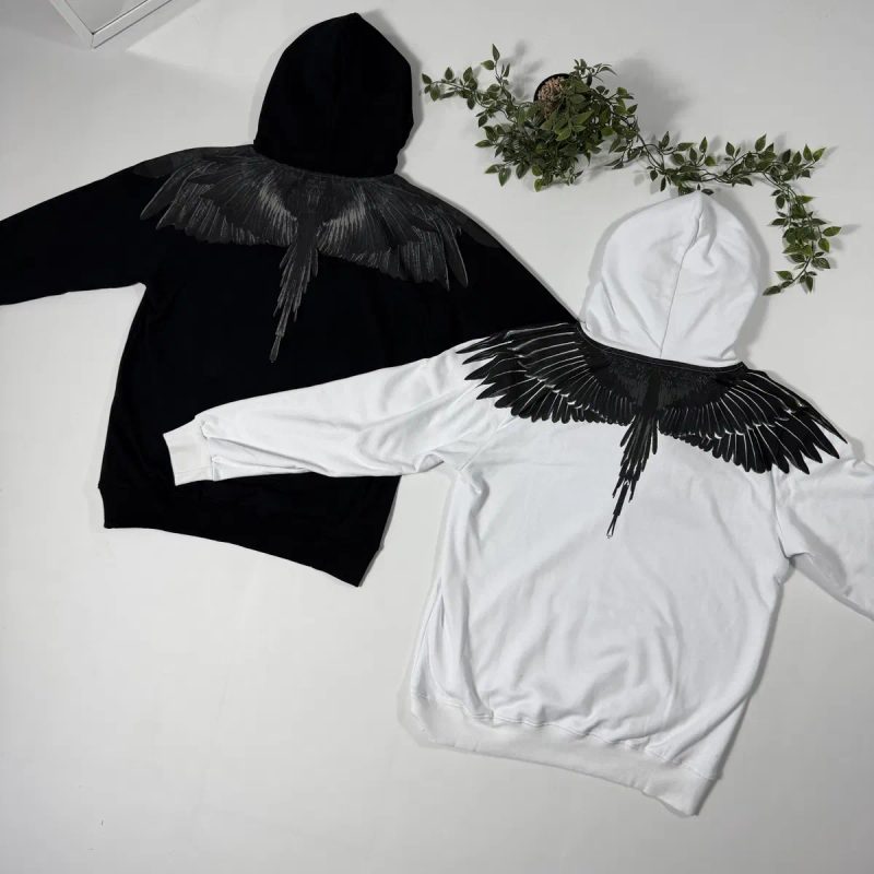 Худі Marcelo Burlon S-XL худак марсело бурлон кофта з крилами принт орла зіпка світшот — фото 4