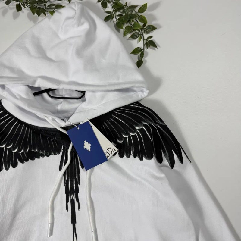 Худі Marcelo Burlon S-XL худак марсело бурлон кофта з крилами принт орла зіпка світшот — фото 6