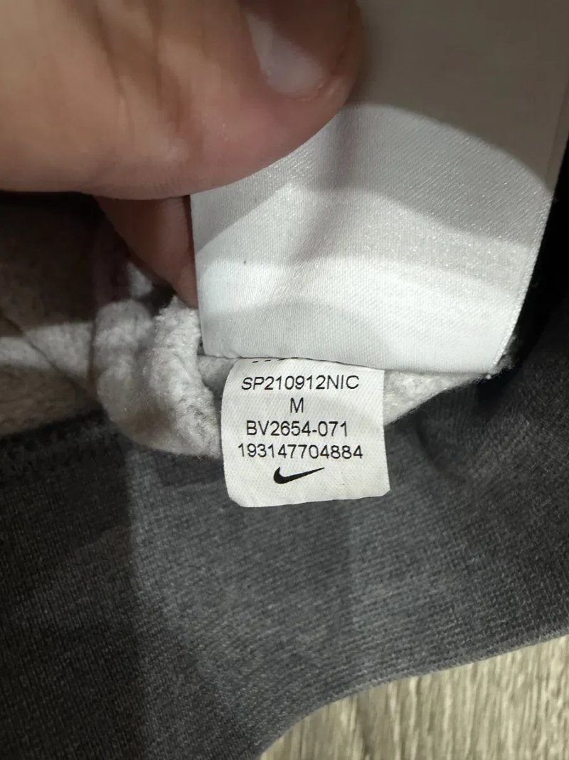 Худі Nike , у сірому кольорі , в розмірі М — фото 4