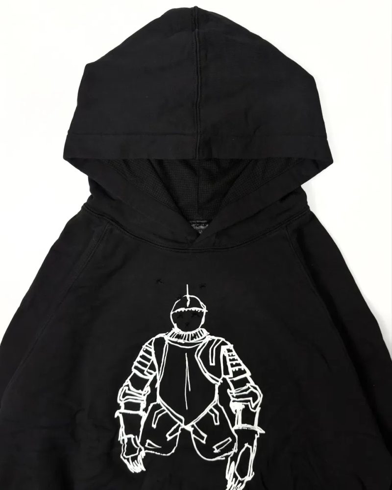 Худі Number Nine hoodie number nine black худи number nine кофта number nine намбер найн кофта чорна opium archive black M L — фото 4