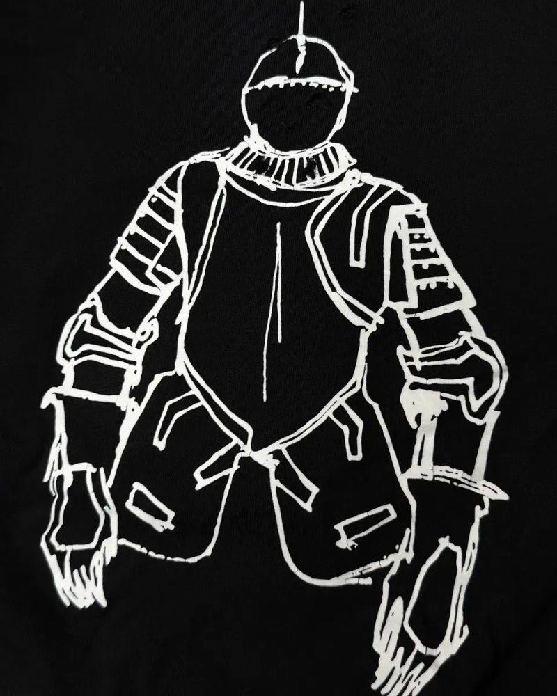 Худі Number Nine hoodie number nine black худи number nine кофта number nine намбер найн кофта чорна opium archive black M L — фото 6