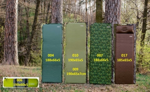 Килимки САМОНАДУВНІ товщина від 2,5 см до 9 см. Надувні 5см та 10 см TRAMP та TRIBE