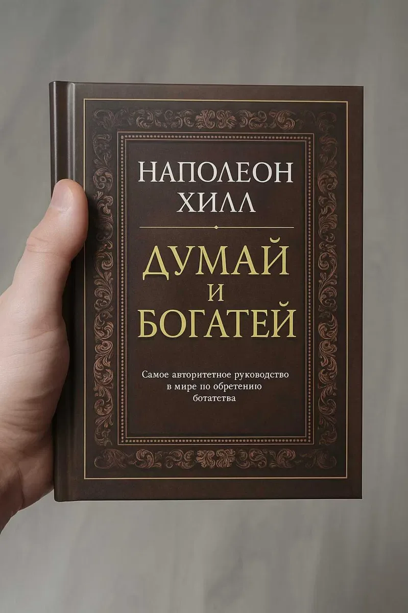 Книга «Думай и богатей» Наполеон Хилл — твердый переплет — фото 2