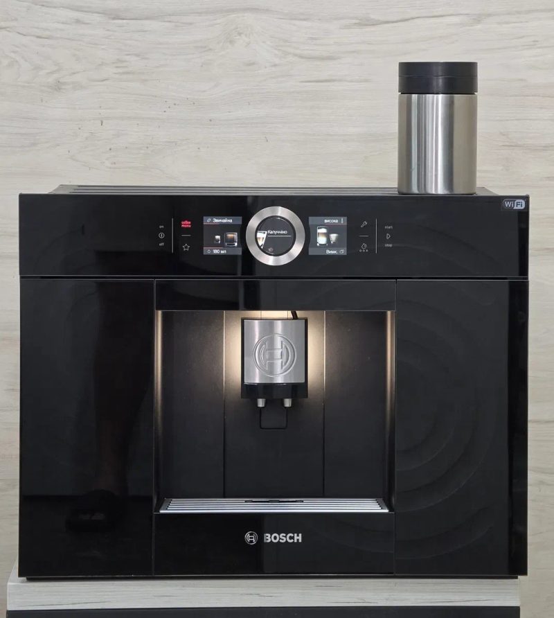 Кофемашина Bosch 8 Серія Чорний обсидіан Топ.стан Home Connect — фото 2