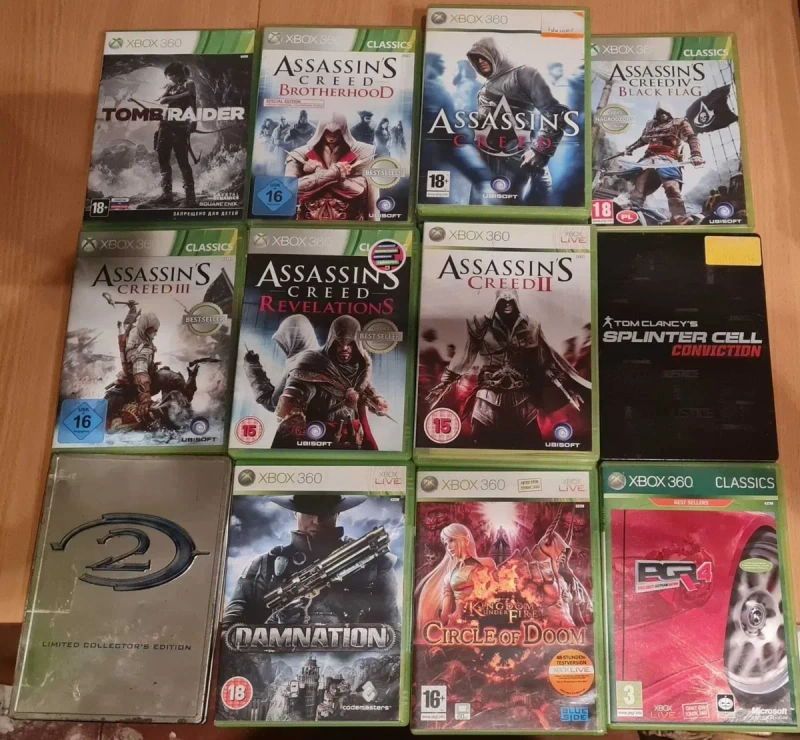 Колекція Дисків xbox 360 ікс бокс 360 з мануалами — фото 3