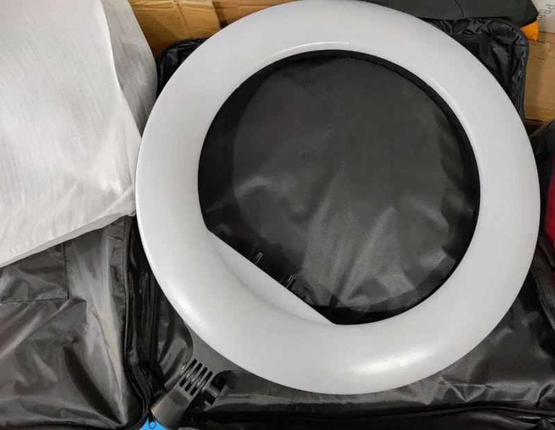 Кольцевая LED лампа RL-21 55см ОРИГИНАЛ пульт, сумка, усиленный штатив — фото 8