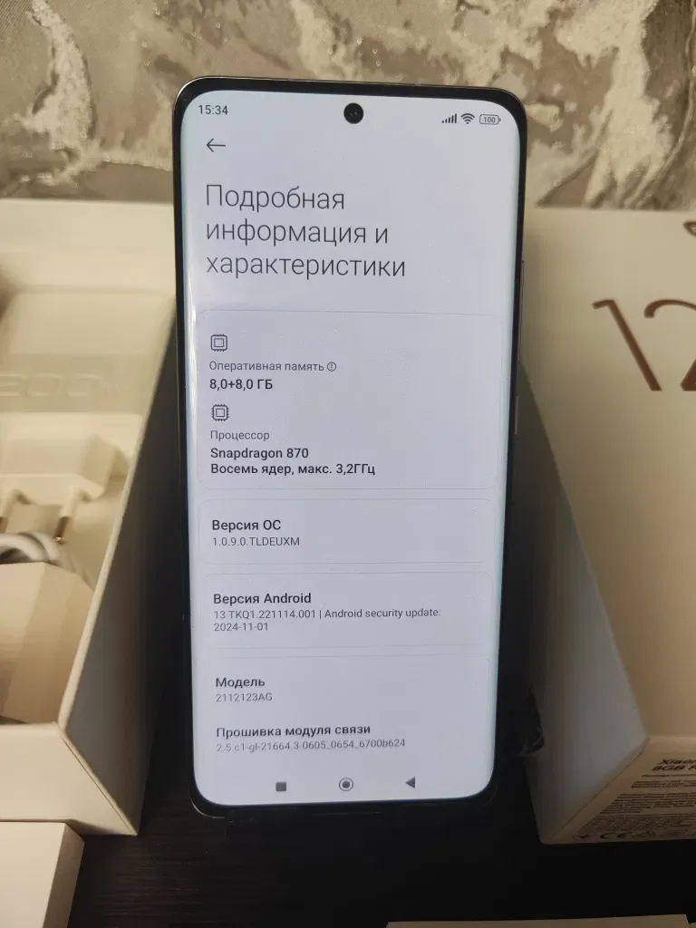 КОМПАКТ ФЛАГМАН Xiaomi 12X, память 8+8-256гиг, идеал — фото 6