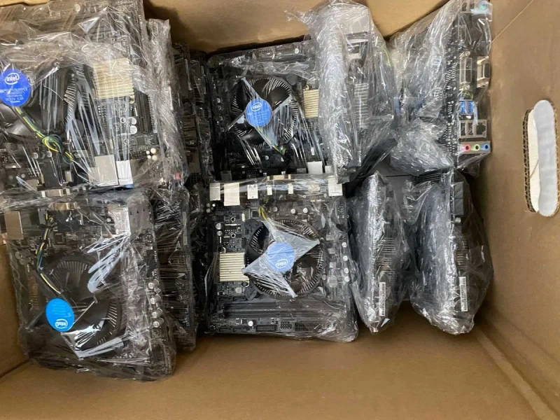Комплект плата S1150 S1155 S1151 S1156 AM3+ i5 I7 DDR3 DDR4 I5 6400 — фото 2