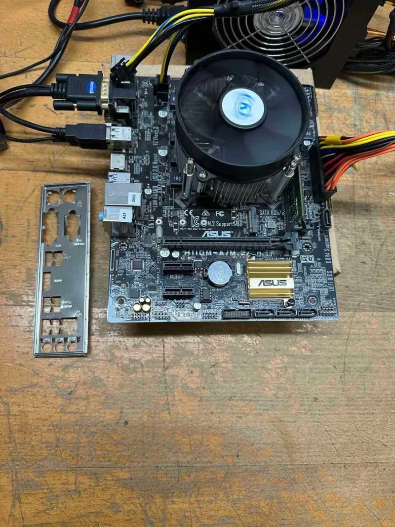 Комплект плата S1150 S1155 S1151 S1156 AM3+ i5 I7 DDR3 DDR4 I5 6400 — фото 6