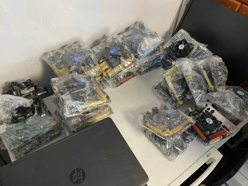 Комплект плата S1150 S1155 S1151 S1156 AM3+ i5 I7 DDR3 DDR4 I5 6400 — фото 7