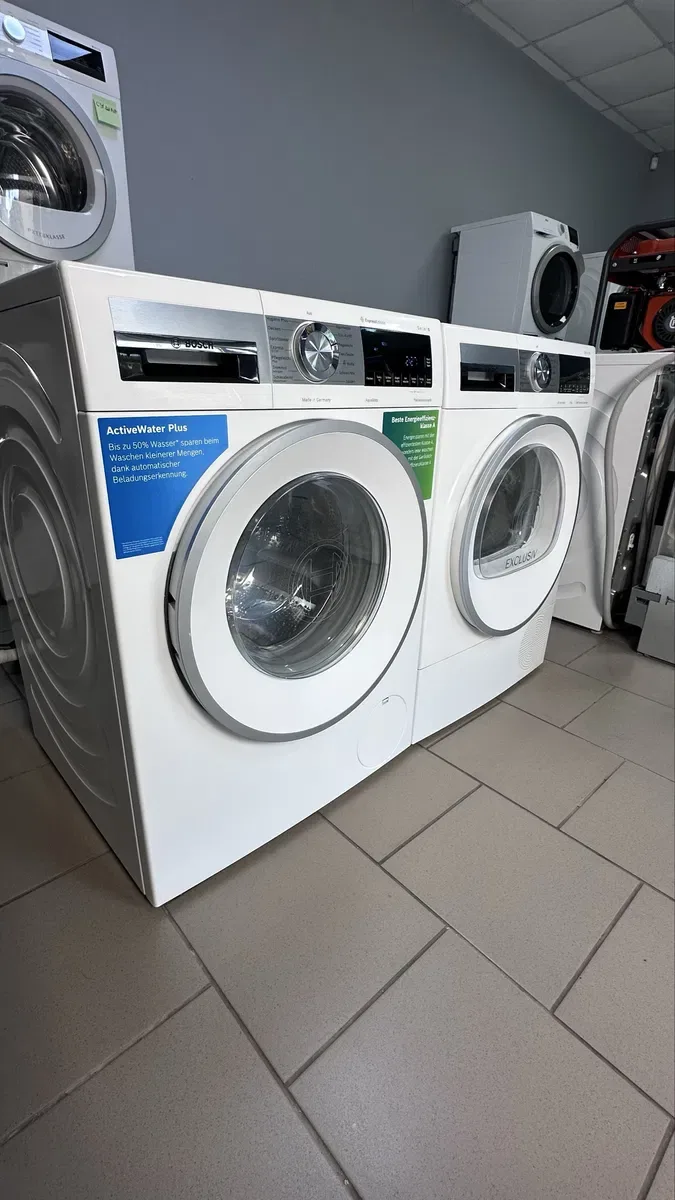 Комплект пральна та сушильна машина Bosch 6 serie 9кг. WGG2441H0/ WQG24590BY — фото 2