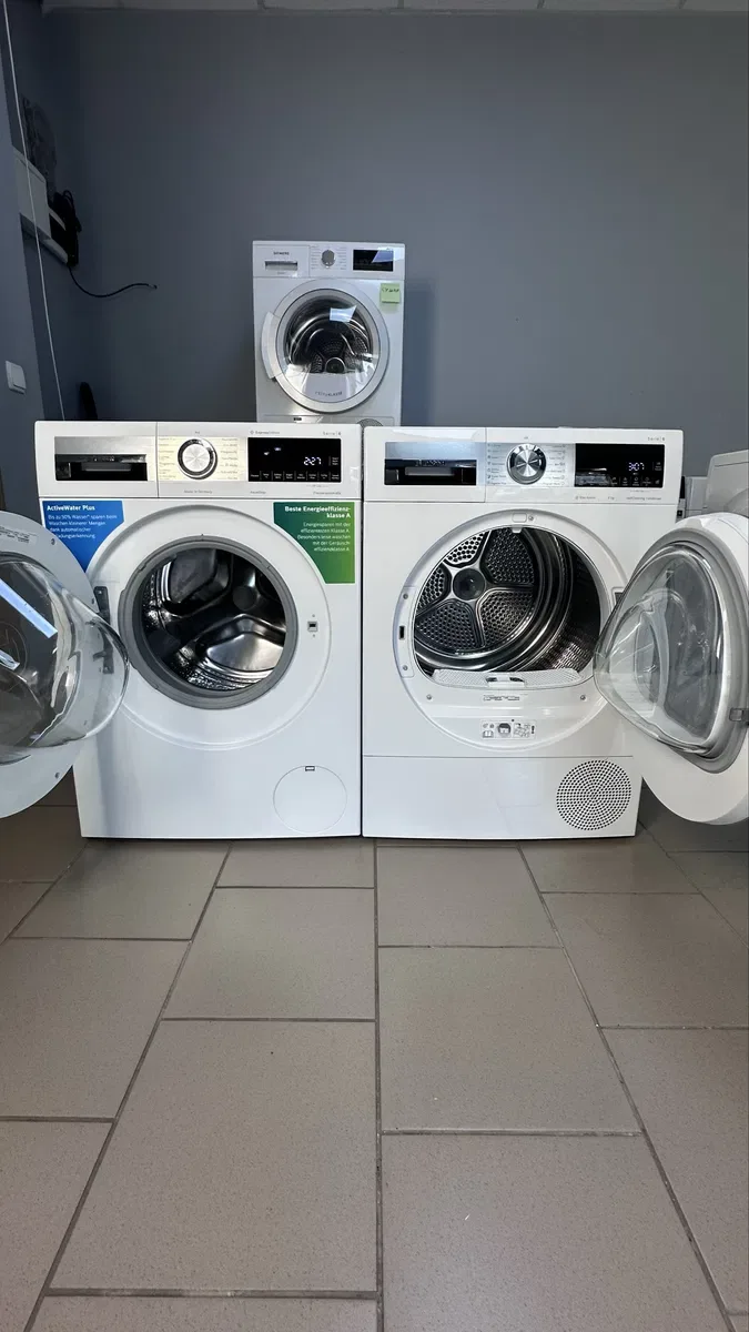 Комплект пральна та сушильна машина Bosch 6 serie 9кг. WGG2441H0/ WQG24590BY — фото 4