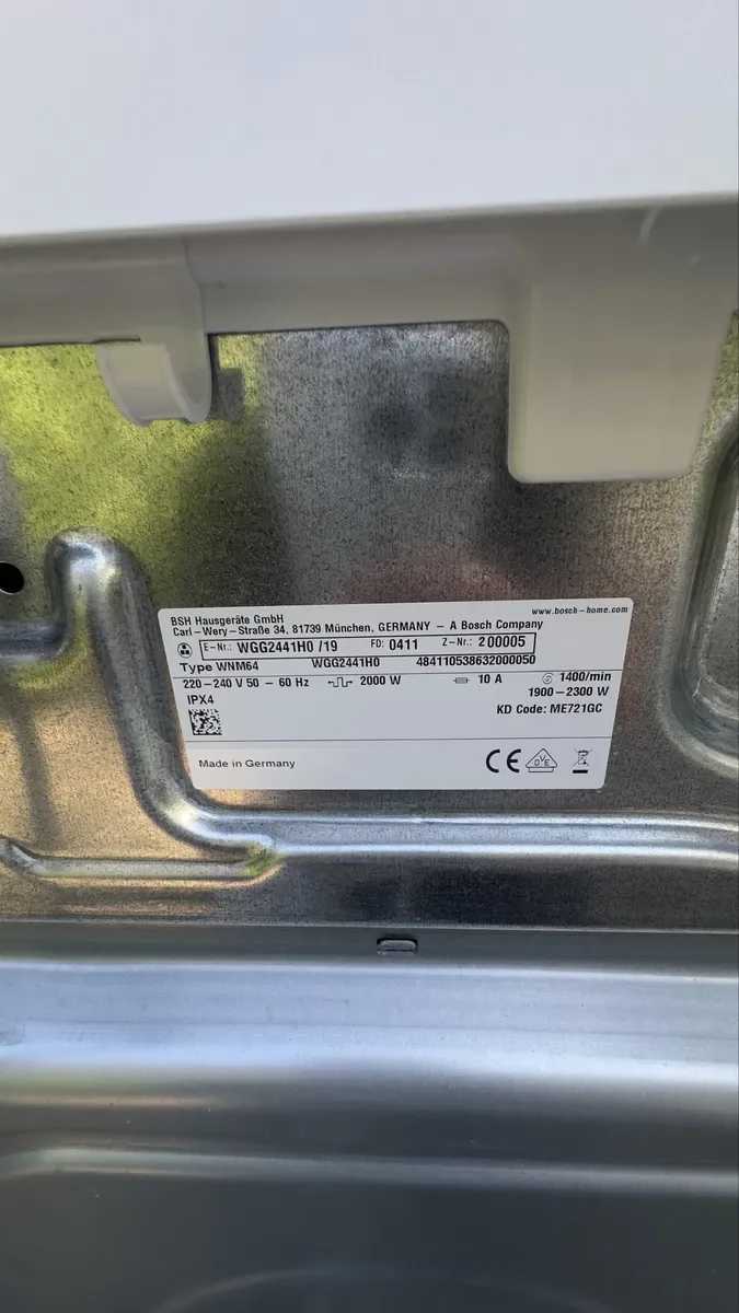 Комплект пральна та сушильна машина Bosch 6 serie 9кг. WGG2441H0/ WQG24590BY — фото 8