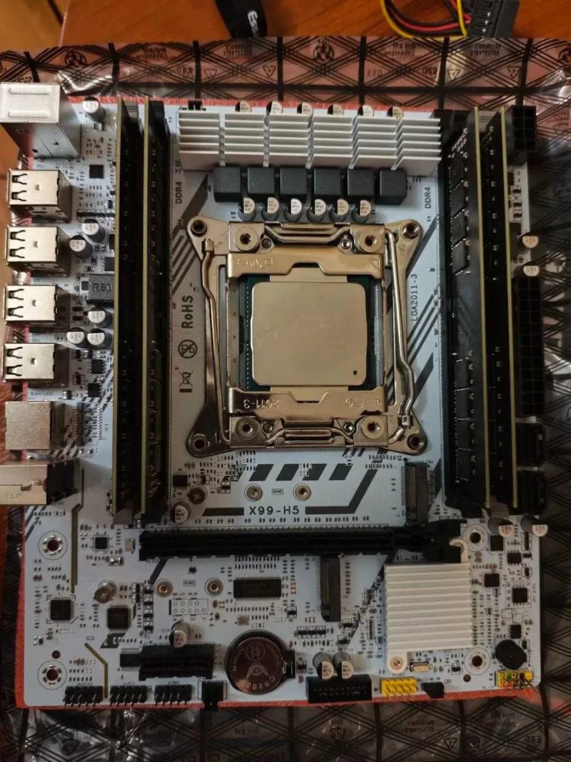 Комплект X99 H5 2011v3 + 2620v3 + кулер / 2682v4 2660в4 2650v4 2650в3 DDR4 ОЗУ TOP FLOW 2011в3 Intel i7 DDR4 Gb ОЗУ 2011v3 XEON TPM — фото 4