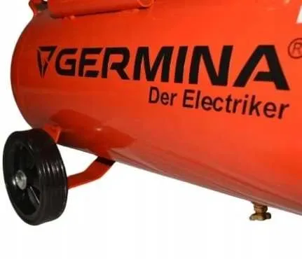 Компресор 50 л GERMINA 200 л/хв 8 бар повітряний поршневий компрессор повітряний автомобільний для фарбування електричний повітряний воздушный — фото 3