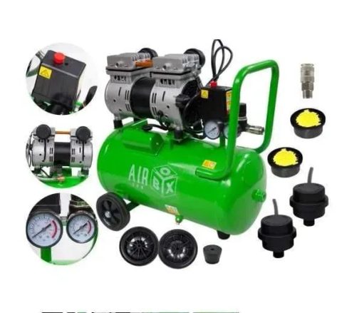 Компресор БЕЗМАСЛЯНИЙ 1,5 кВт 264 л/хв на 24 л та 8 бар Airbox ECO24