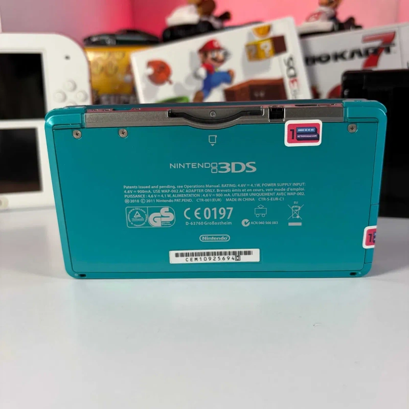 Консоль Nintendo 3DS 32GB Aqua Blue Б/У приставка нінтендо 3дс аква блю асортимент ретро консолі нінтендо — фото 3