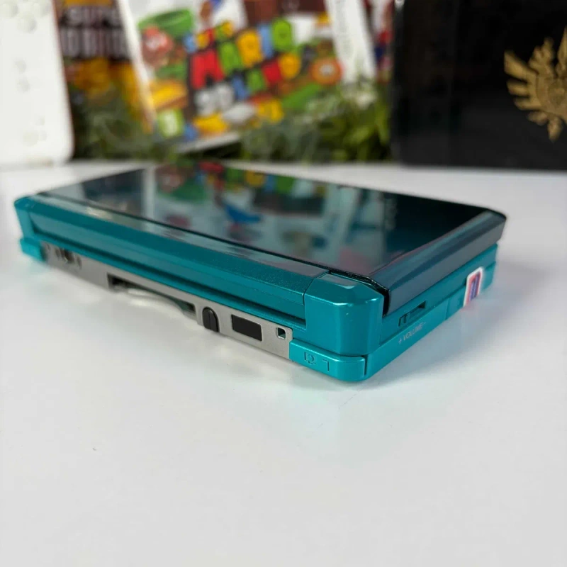 Консоль Nintendo 3DS 32GB Aqua Blue Б/У приставка нінтендо 3дс аква блю асортимент ретро консолі нінтендо — фото 4