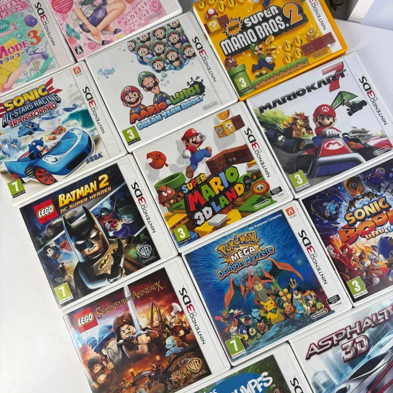 Консоль Nintendo 3DS 32GB Aqua Blue Б/У приставка нінтендо 3дс аква блю асортимент ретро консолі нінтендо — фото 8