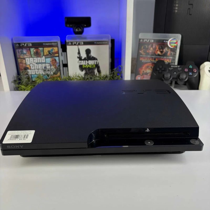 Консоль PlayStation 3 Slim 250GB Б/У ПС3 приставка соні Плейстешен 3 Слім асортимент PS3 та ігор — фото 2