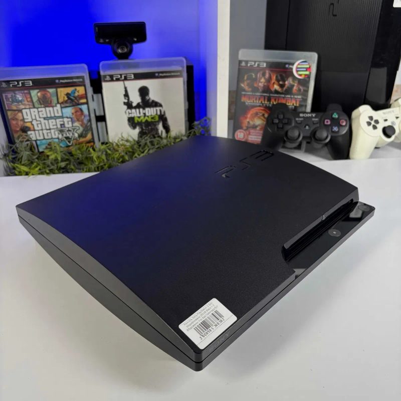 Консоль PlayStation 3 Slim 250GB Б/У ПС3 приставка соні Плейстешен 3 Слім асортимент PS3 та ігор — фото 4