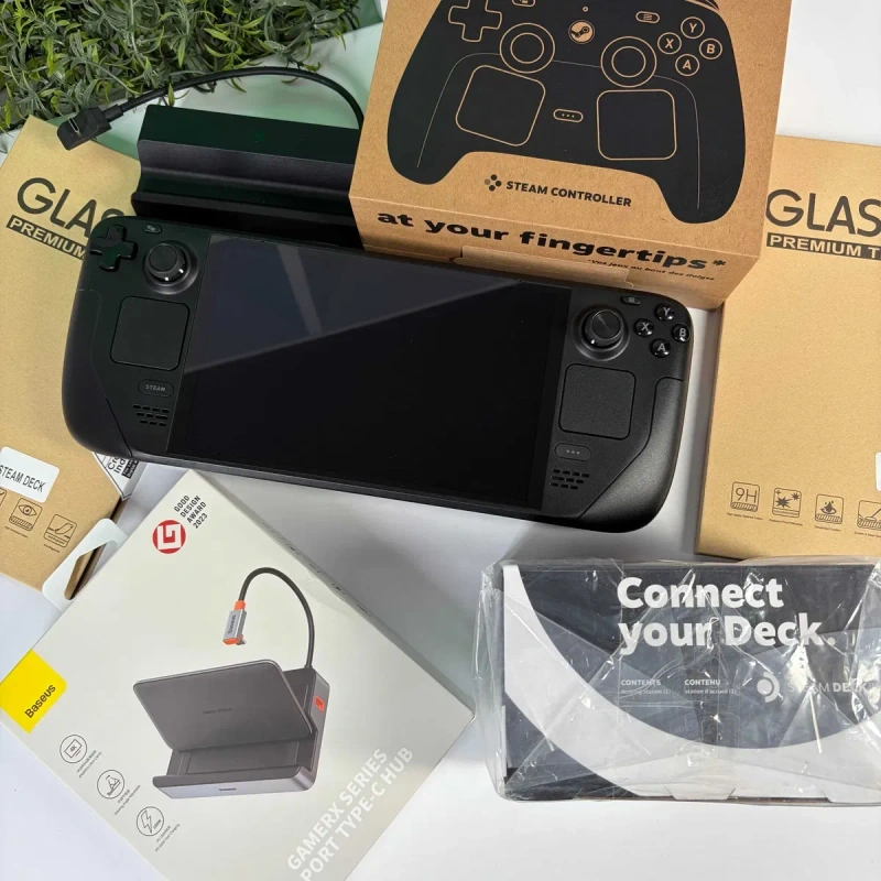 Консоль Valve Steam Deck OLED 512GB Б/У Приставка Стім Дек Олед портативна консоль Вальв б/в асортимент — фото 6