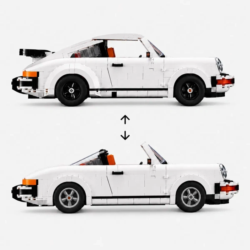 Конструктор Icons – Porsche 911 Turbo/Targa (10295) | 1458 деталей | сумісний з LEGO — фото 5