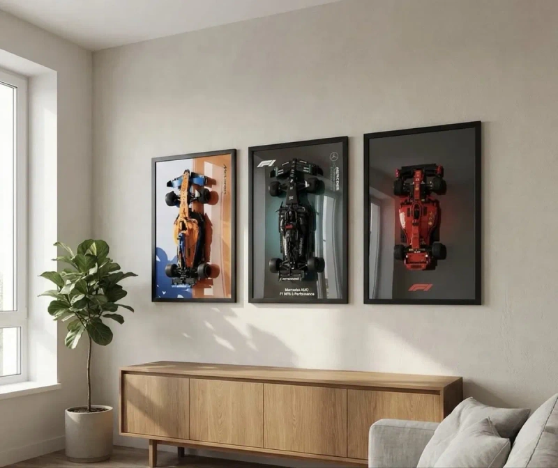 Конструктор LEGO РАМКА РАМКИ Mercedes Red Bull Ferrari McLaren ЛЕГО — фото 2