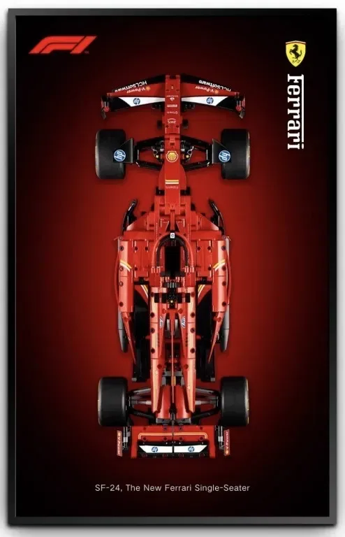 Конструктор LEGO РАМКА РАМКИ Mercedes Red Bull Ferrari McLaren ЛЕГО — фото 3