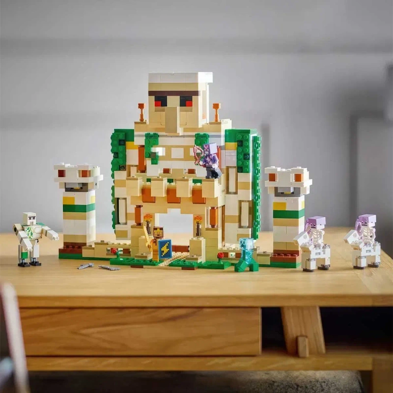 Конструктор Майнкрафт Крепость Железный Голем, 998 деталей. Minecraft — фото 4