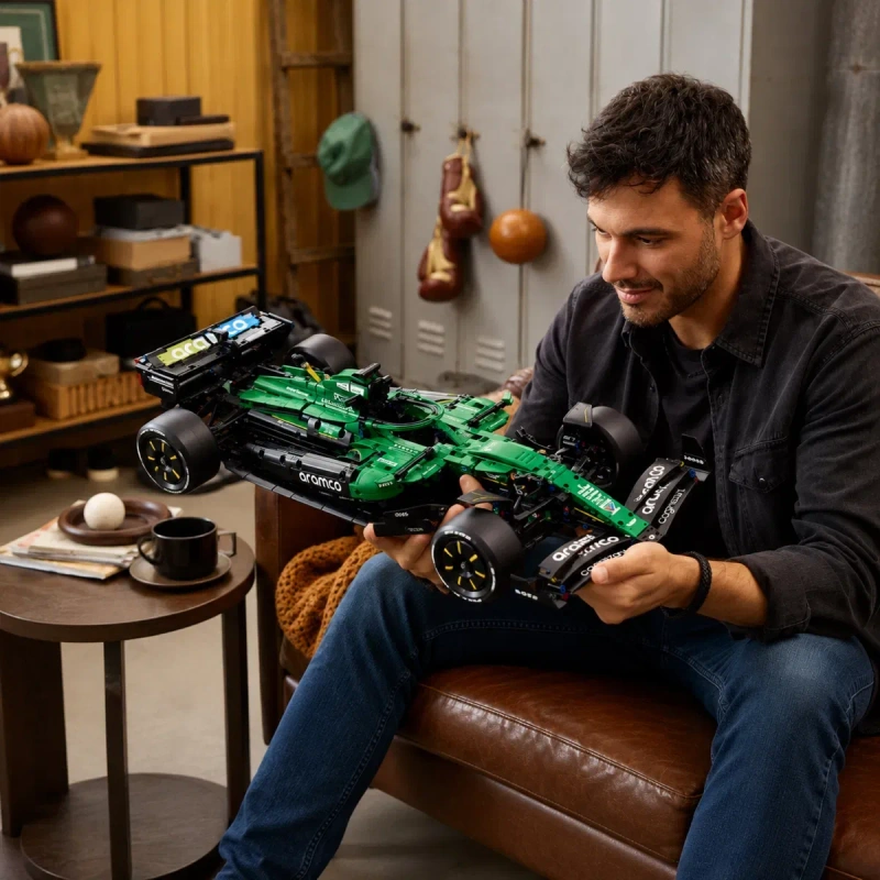 Конструктор Technic – F1 Aston Martin Aramco AMR25 (42240) | 1547 деталей | сумісний з LEGO — фото 5