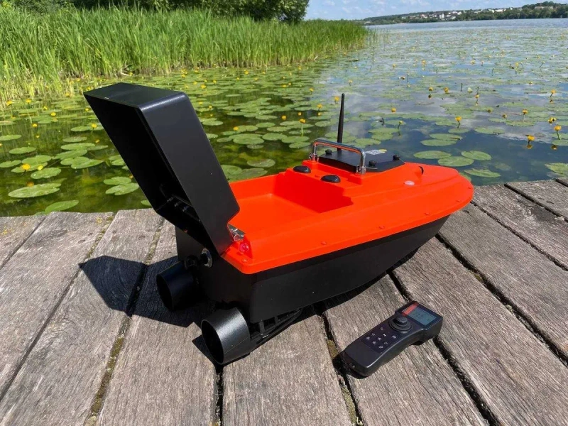 Короповий кораблик D80 B з GPS 100 т Прикормочний карповий кораблик для завезення прикормки для риболовлі Прикормочный карповый кораблик д80 рыбалки — фото 5