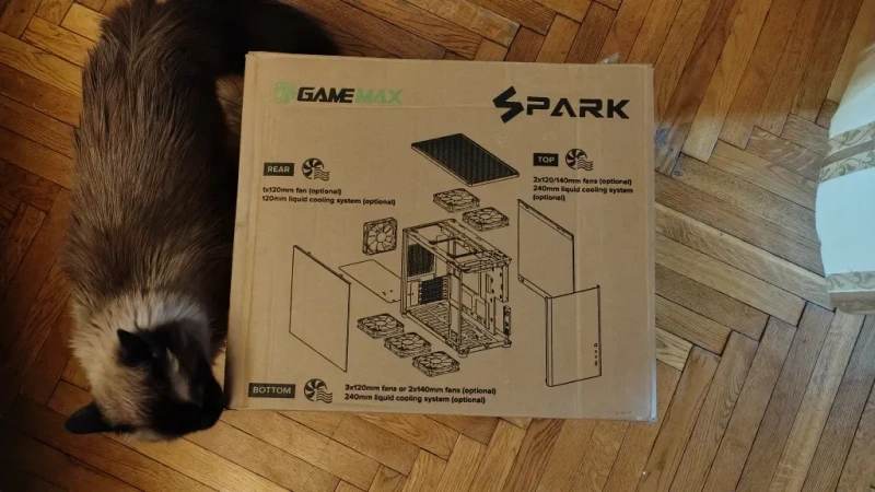 Корпус GameMax Spark Black (M-ATX, состояние нового) — фото 8