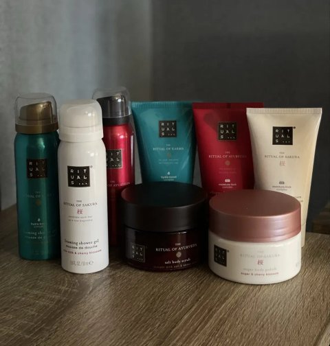 Косметика Rituals міні версії крем, гель-пінка, скраб