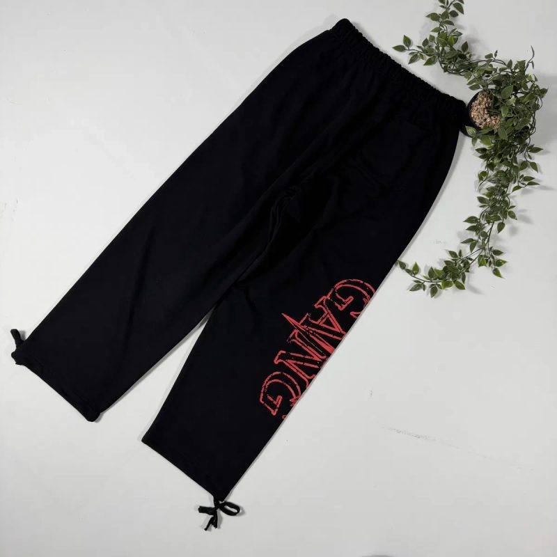 Костюм Corteiz Slaughter Gang S-XL штани та худі кортез зіпка слотер генг червоний принт дрілл drill y2k cortez худи зипка — фото 7