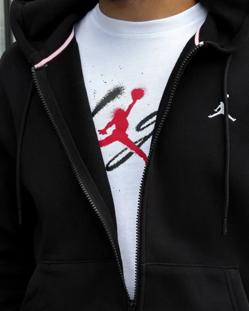 Костюм Nike Jordan Зип Кофта Штаны Флис — фото 5