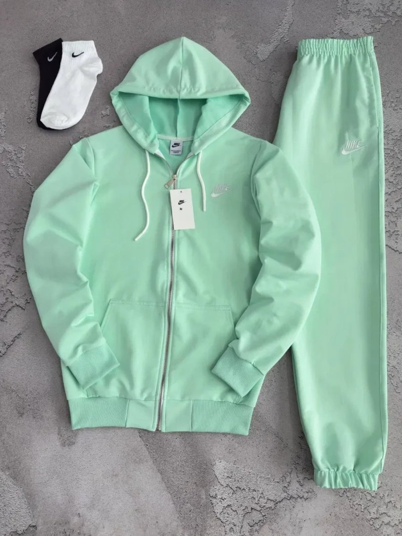 Костюм NIKE зіп-худі та штани + Подарунок! Спортивний костюм найк норма та батал. — фото 3