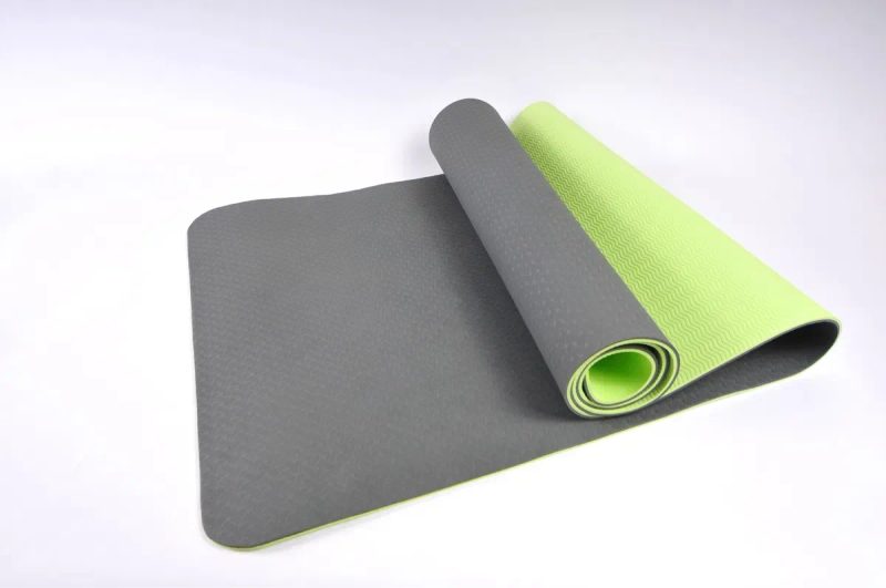 Коврик + чехол Yoga Mat TPE 6/8мм, каремат для фитнеса, йоги,пилатеса — фото 5