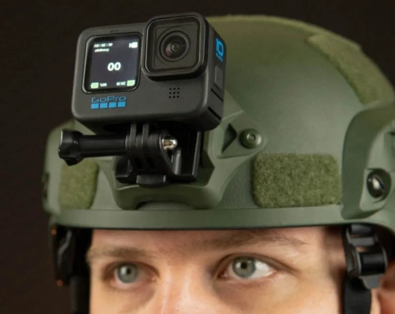 Крепление на военный шлем для екшн камеры гоу про GoPro Hero NVG Mount — фото 6