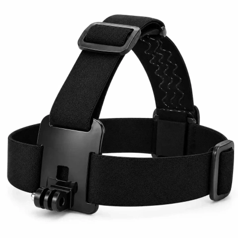Кріплення на голову Head Strap для GoPro та екшн-камер, регульований ремінь, чорний