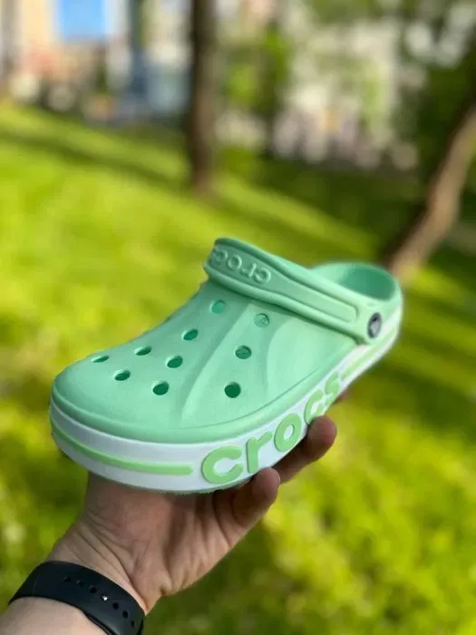 Крокс крокси баябенд жіночі блакитні  crocs bayaband женские кроксы — фото 4