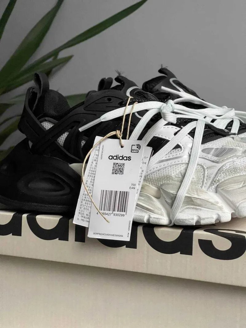Кросівки Adidas Vento XLG Deluxe Black White premium — фото 3
