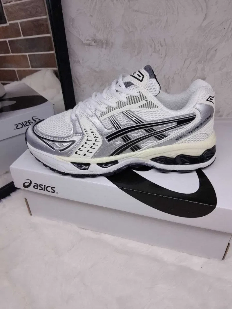 Кросівки Asics Gel-Kayano 14 білі/срібні сітка унісекс 37-41 без передоплати — фото 2
