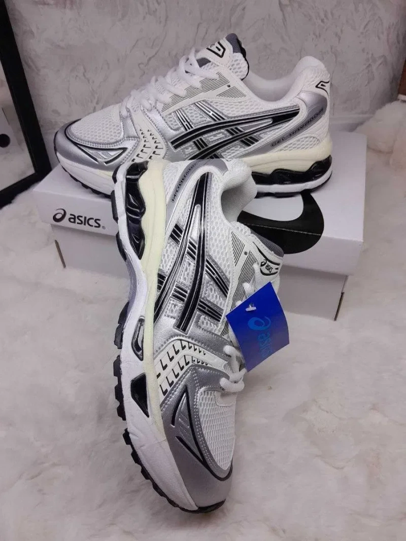 Кросівки Asics Gel-Kayano 14 білі/срібні сітка унісекс 37-41 без передоплати — фото 3