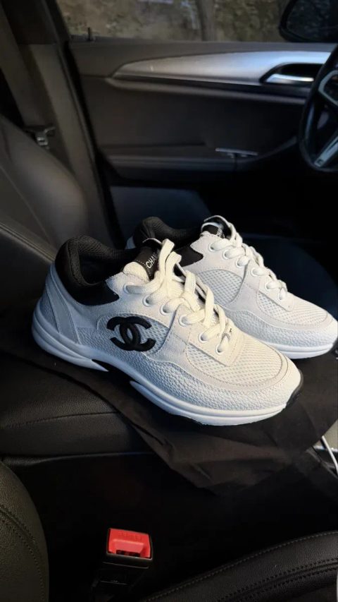 Кросівки chanel шкіра
