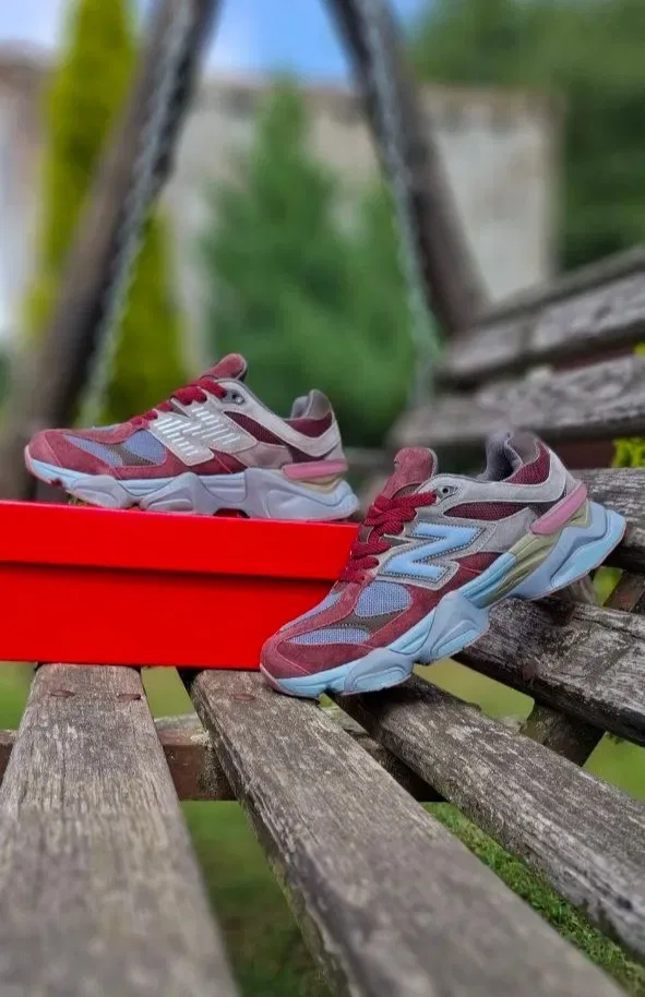 Кросівки чоловічі New Balance 9060 bordo — фото 2