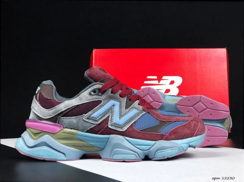 Кросівки чоловічі New Balance 9060 bordo — фото 3