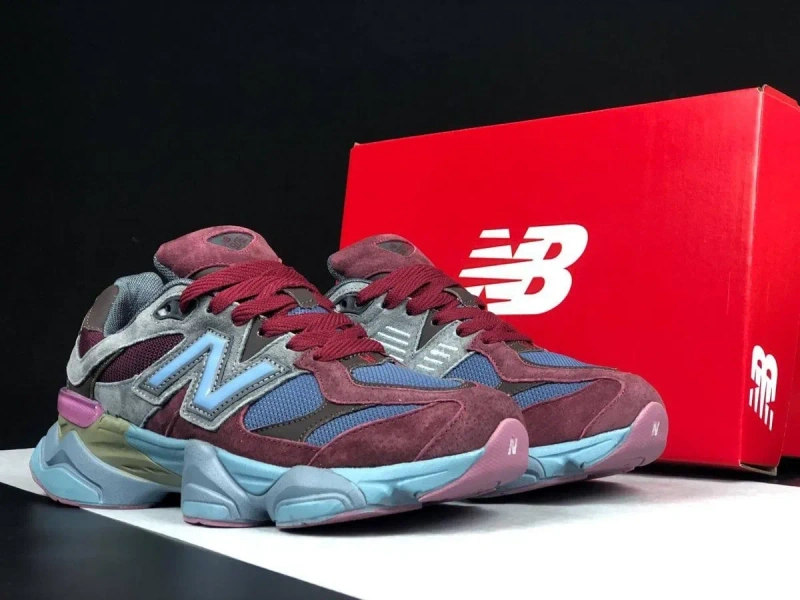 Кросівки чоловічі New Balance 9060 bordo — фото 4