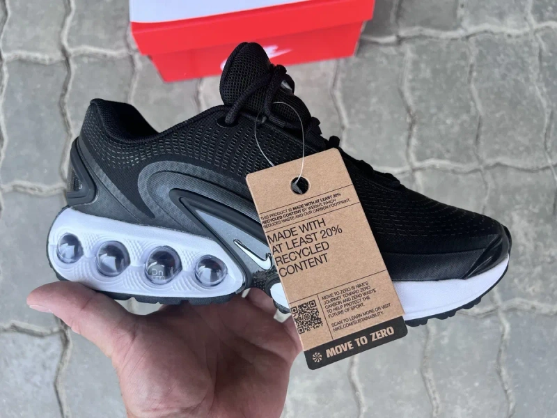 Кросівки чоловічі Nike Air Max DN black white в наявності — фото 4